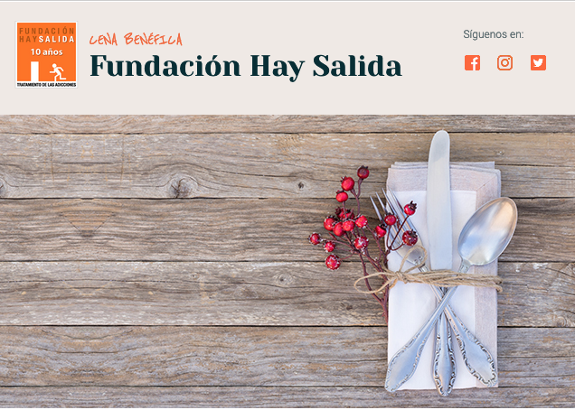 Fundación Hay Salida: Cena Benéfica 2022