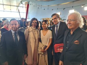 El equipo de la fundación con la presidenta Ana Botín.